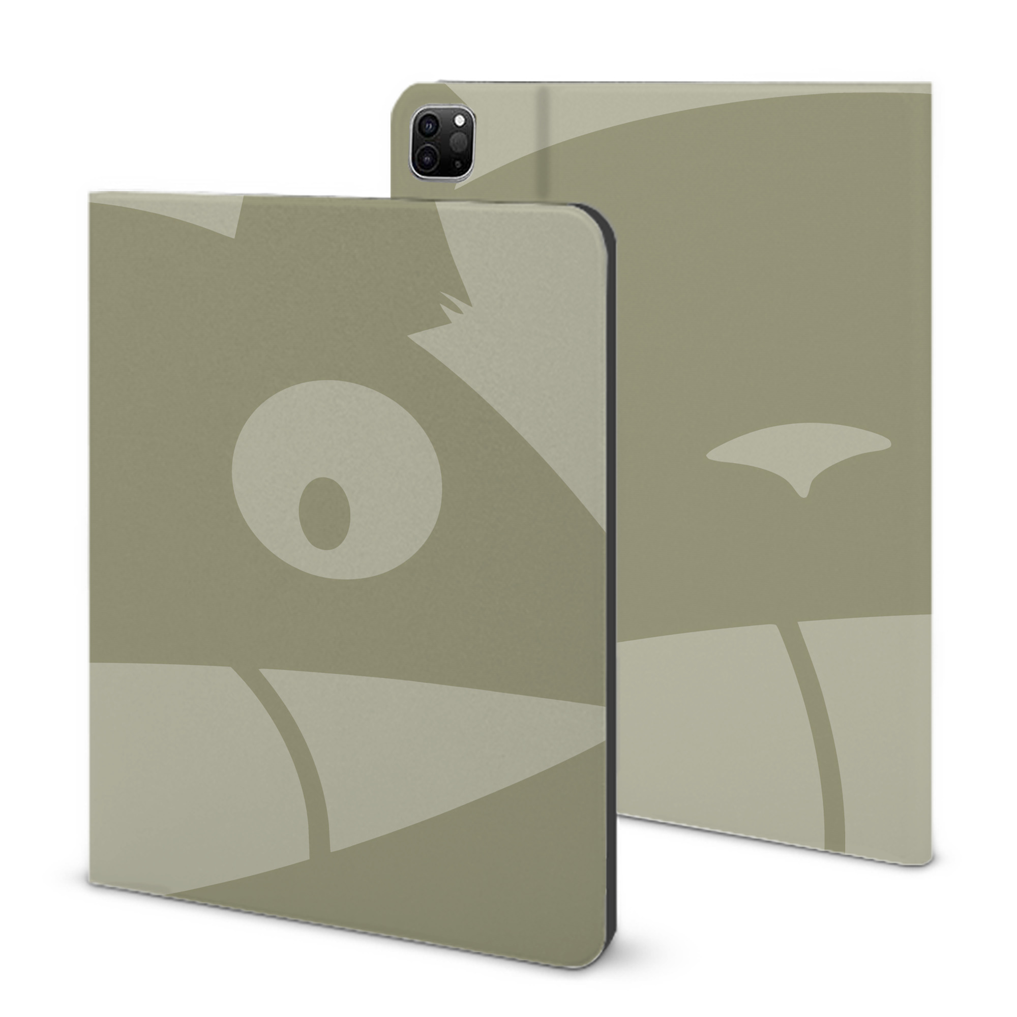 （画像用） となりのトトロ 草壁メイ 草壁サツキ My Neighbor Totoro Satsuki Kusakabe Mei Kusakabe IPad ケース ブック型 PUレザー TPU 耐衝撃 軽量 薄型 ペン収納なし 全面保護 IPad 各モデル対応